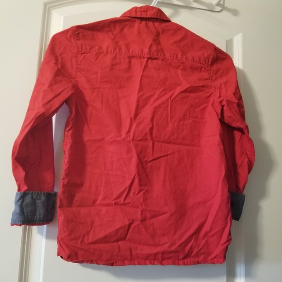 (NWOT) LOGG Label of Graded Goods Boys 100% Cotton Long Sleeve Button Down Shirt - Picture 3 of 9